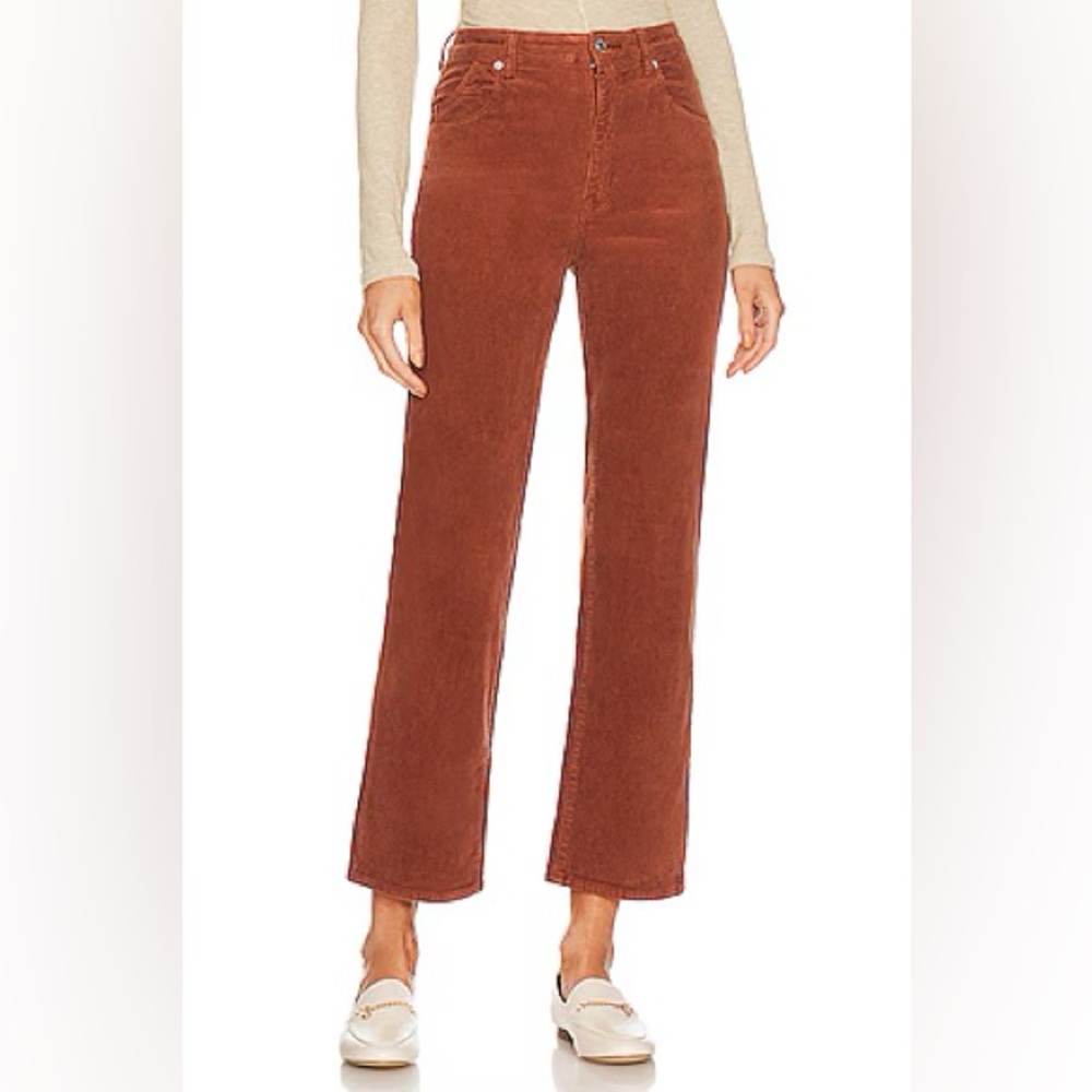 ROLLA'S ORIGINAL STRAIGHT CORDUROY PANTS IN CHESTNUT